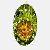 Leuke gele bloem Zonnebloem Keramisch Ornament (Rechts)