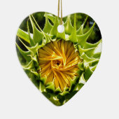 Leuke gele bloem Zonnebloem Keramisch Ornament (Rechts)