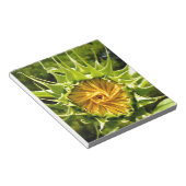 Leuke gele bloem Zonnebloem Notitieblok (Schuin)