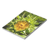 Leuke gele bloem Zonnebloem Notitieblok (Linkerzijde)