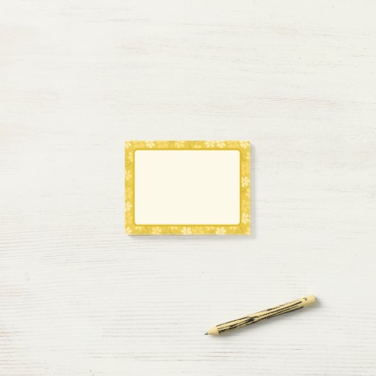 Leuke Gele Bloemblad Post-It Notities Post-it® Notes (Op bureau)