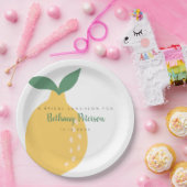 Leuke Gele Citroen Vrijgezellenfeest Luncheon Papieren Bordje (Feest)