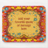 Leuke Gele Daisies Custom Inspirivity Mousepad Muismat (Voorkant)