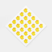 Leuke gele eend ontwerp servet (Hoek)