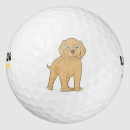 Leuke gele Labrador golfbal Golfballen