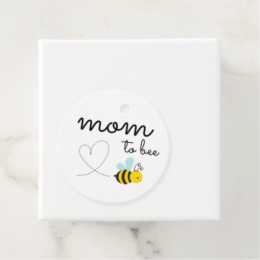 Leuke gele moeder om bij te zijn bedankjes labels (In situ)