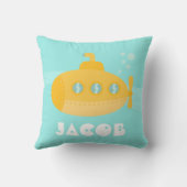 Leuke Gele Onderzees, Onderwater, voor Peuters Kussen (Achterkant)