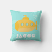 Leuke Gele Onderzees, Onderwater, voor Peuters Kussen (Voorkant)