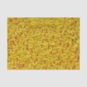 Leuke gele paaskuikens helder patroon tissuepapier (Voorkant)