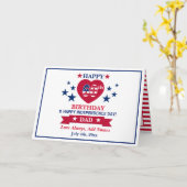 Leuke Gelukkige 60ste Verjaardag & Gelukkige Onafh Kaart (Gele Bloem)