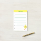 Leuke gelukkige citroen Dingen om te doen Post-it® Notes (Op bureau)