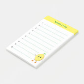 Leuke gelukkige citroen Dingen om te doen Post-it® Notes (Schuin)