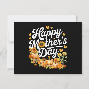 Leuke Gelukkige Moederdag Mooie Bloemen voor Vrouw Feestdagenkaart