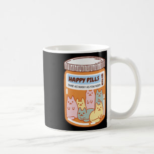 Leuke Gelukkige Pillen Kat Leuke Geestelijke Gezon Koffiemok