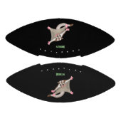 Leuke gelukkige suikerzweefvliegtuig cartoon illus american football (Panelen)