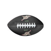 Leuke gelukkige suikerzweefvliegtuig cartoon illus american football (Voorkant)