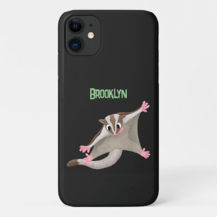 Leuke gelukkige suikerzweefvliegtuig cartoon illus Case-Mate iPhone case