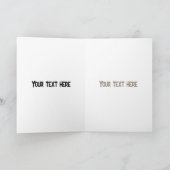 Leuke gelukkige suikerzweefvliegtuig cartoon illus kaart (Binnen)