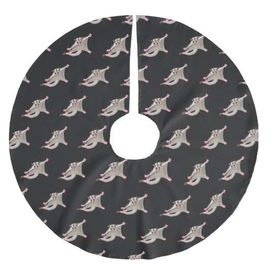 Leuke gelukkige suikerzweefvliegtuig cartoon illus kerstboom rok (Voorkant)