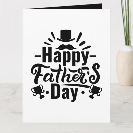 Leuke gelukkige Vaderdag aanpasbaar Kaart (Voorkant)