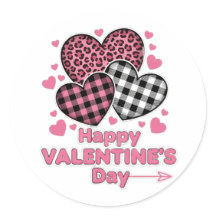 Leuke Gelukkige Valentijnsdag Liefde Stickers