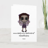 Leuke Gelukkige Verjaardag 2 van de Fee van de Kaart (Achterkant)