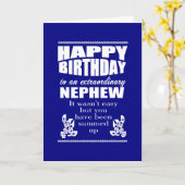 leuke gelukkige verjaardagswens neef kaart (Gele Bloem)