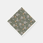 Leuke genderneutrale kleding boho baby shower servet (Hoek)