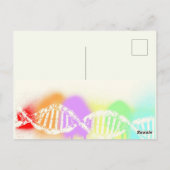 Leuke Genealogie DNA Test het Geschenk dat Blijft Briefkaart (Achterkant)