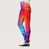 Leuke Geometrische Energie Vortex Kunst Leggings (Links)