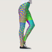 Leuke geometrische illusie leggings (Rechts)