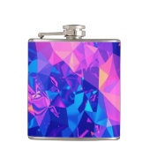 Leuke geometrische prisma heupfles (Voorkant)