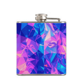 Leuke geometrische prisma heupfles (Achterkant)