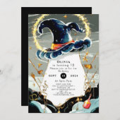 Leuke Gepersonaliseerd tovenaar Verjaardag Kaart (Voorkant / Achterkant)