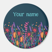 Leuke Gepersonaliseerd Wildflower Inspirivity Magneet (Voorkant)