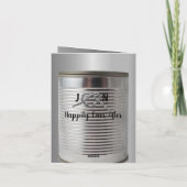 Leuke gepersonaliseerde 10e huwelijksverjaardag kaart (Achterkant)