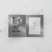 Leuke gepersonaliseerde 10e huwelijksverjaardag kaart (Binnen)