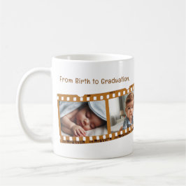 Leuke gepersonaliseerde 4-foto oude filmstrip Afst Koffiemok