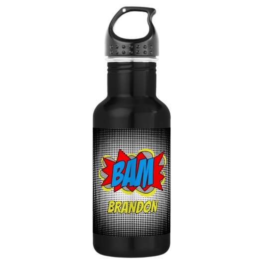 Leuke gepersonaliseerde aangepaste stripboek Pop A Waterfles (Voorkant)