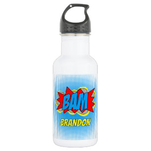 Leuke gepersonaliseerde aangepaste stripboek Pop A Waterfles