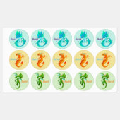 Leuke gepersonaliseerde baby Dragon Labels (Vel)
