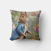 Leuke gepersonaliseerde Beatrix Potter kwekerij Kussen (Voorkant)