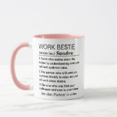 Leuke gepersonaliseerde definitie van beste colleg mok (Links)