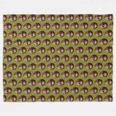 Leuke gepersonaliseerde gezichts foto fleece deken (Voorkant (Horizontaal))