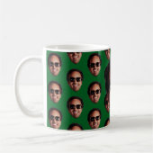 Leuke gepersonaliseerde gezichts foto koffiemok (Links)