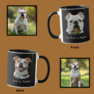 Leuke gepersonaliseerde Halloween-hond-fotomok Te Mok