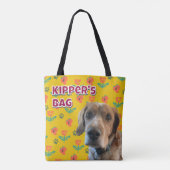 Leuke Gepersonaliseerde Hondeneigenaar Gift – Aang Tote Bag (Achterkant)