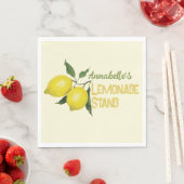 Leuke gepersonaliseerde Kinder limonade stand Servet (Insitu)
