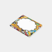 Leuke Gepersonaliseerde Kleurrijke Stripboek Denkb Post-it® Notes (Schuin)