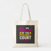 Leuke gepersonaliseerde Koningin van het Picklebal Tote Bag (Achterkant)